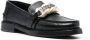 Moschino Loafers met logoplakkaat Zwart - Thumbnail 2