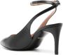 Moschino 80 mm leren pumps Zwart - Thumbnail 3