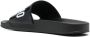 Moschino Slippers met logo-reliëf Zwart - Thumbnail 3