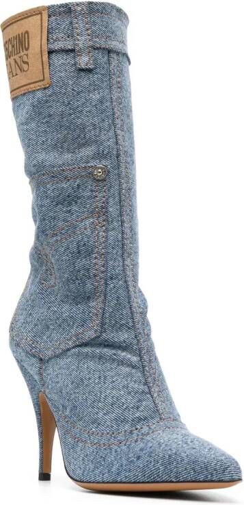 MOSCHINO JEANS Denim laarzen Blauw