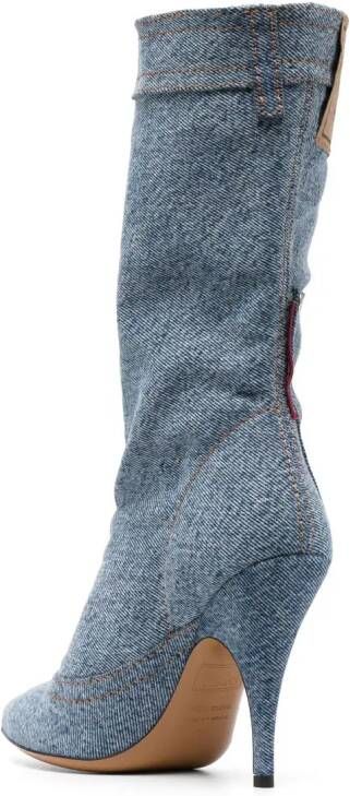 MOSCHINO JEANS Denim laarzen Blauw
