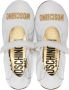 Moschino Kids Ballerina's met geborduurd logo Wit - Thumbnail 3