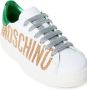 Moschino Kids Sneakers met logoprint Wit - Thumbnail 4