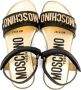 Moschino Kids Leren sandalen Zwart - Thumbnail 3