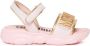 Moschino Kids Leren sandalen Roze - Thumbnail 2