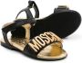 Moschino Kids Leren sandalen Zwart - Thumbnail 2
