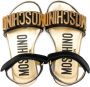 Moschino Kids Leren sandalen Zwart - Thumbnail 3