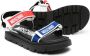 Moschino Kids Sandalen met klittenband Zwart - Thumbnail 2