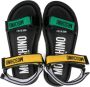 Moschino Kids Sandalen met klittenband Zwart - Thumbnail 3