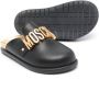 Moschino Kids Sandalen met logo Zwart - Thumbnail 2