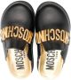 Moschino Kids Sandalen met logo Zwart - Thumbnail 3