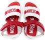 Moschino Kids Sandalen met logoprint Wit - Thumbnail 3