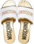 Moschino Kids Sandalen verfraaid met logo Goud - Thumbnail 3