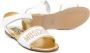 Moschino Kids Sandalen verfraaid met logo Wit - Thumbnail 2