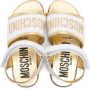 Moschino Kids Sandalen verfraaid met logo Wit - Thumbnail 3