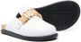 Moschino Kids Slippers met logoplakkaat Wit - Thumbnail 2