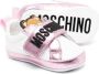 Moschino Kids Sneakers met geborduurd logo Wit - Thumbnail 2