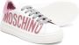 Moschino Kids Sneakers met glitter-detail Wit - Thumbnail 2