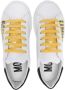 Moschino Kids Sneakers met logoprint Wit - Thumbnail 3