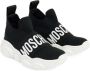 Moschino Kids Sneakers met logoprint Zwart - Thumbnail 5