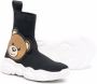 Moschino Sock Sneaker Teddy Bear Hoge sneakers Zwart - Thumbnail 6