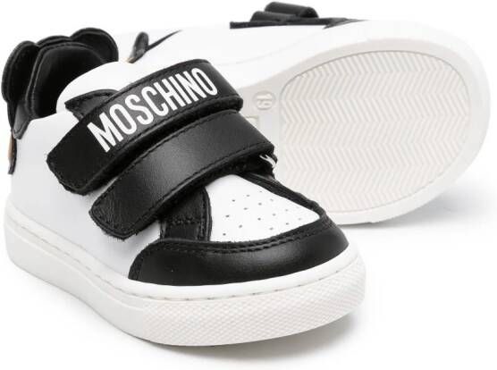 Moschino Kids Sneakers met teddybeerpatch Zwart
