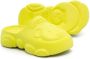 Moschino Kids Teddy Bear chunky slippers Geel - Thumbnail 2