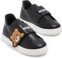 Moschino Kids Teddy Bear leren sneakers Zwart - Thumbnail 5