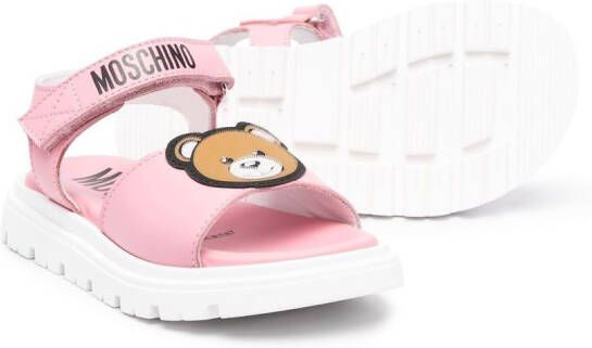 Moschino Kids Teddy Bear sandalen Roze