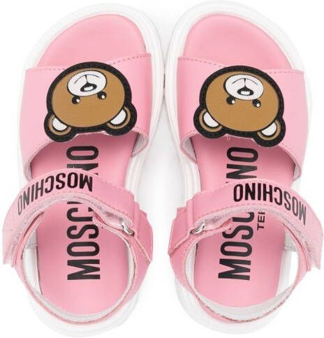 Moschino Kids Teddy Bear sandalen Roze