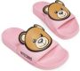 Moschino Kids Teddy Bear slippers Roze - Thumbnail 5