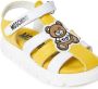 Moschino Kids Teddy Bear sandalen met klittenband Geel - Thumbnail 4