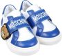 Moschino Kids Teddy Bear tweekleurige sneakers Blauw - Thumbnail 2