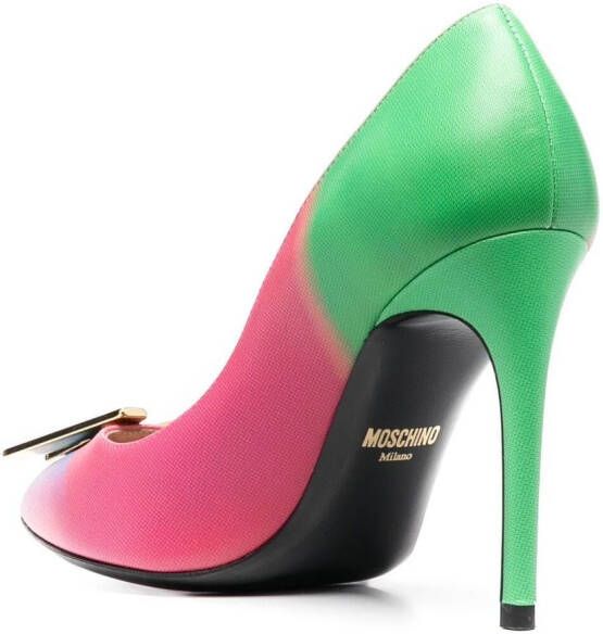 Moschino Leren pumps Roze