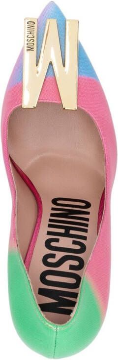 Moschino Leren pumps Roze