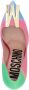Moschino Leren pumps Roze - Thumbnail 4