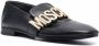 Moschino Loafers met logoplakkaat Zwart - Thumbnail 2