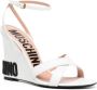 Moschino Sandalen met sleehak Wit - Thumbnail 2