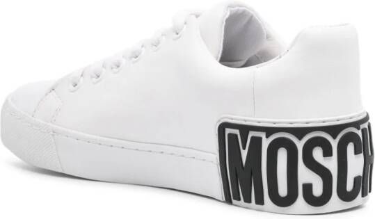 Moschino Sneakers verfraaid met logo Wit