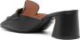 Moschino Leren loafer muiltjes met logo Zwart - Thumbnail 3