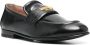 Moschino Leren loafers Zwart - Thumbnail 2