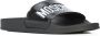 Moschino logo slippers Zwart - Thumbnail 2