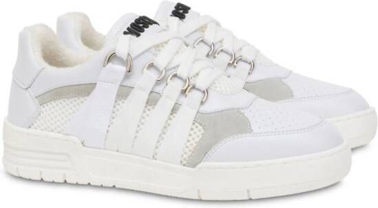 Moschino Leren sneakers Wit
