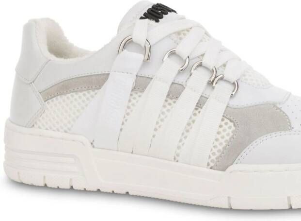 Moschino Leren sneakers Wit