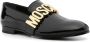 Moschino Lakleren loafers met logo Zwart - Thumbnail 2