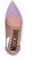 Moschino Leren pumps Paars - Thumbnail 3