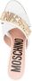 Moschino Muiltjes met logoplakkaat Wit - Thumbnail 4