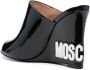 Moschino Muiltjes met sleehak Zwart - Thumbnail 3