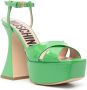 Moschino Lakleren sandalen Groen - Thumbnail 2