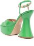 Moschino Lakleren sandalen Groen - Thumbnail 3